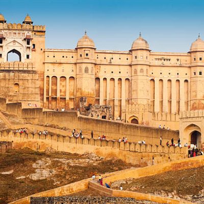 Beautiful Amber Fort in Morning Light. Jaipur, Indiahttp://refer.istockphoto.com/traffic_record.php?lc=056905042431004653&atid=6683%7CBannerID%3D6683%7CReferralMethod%3DLink